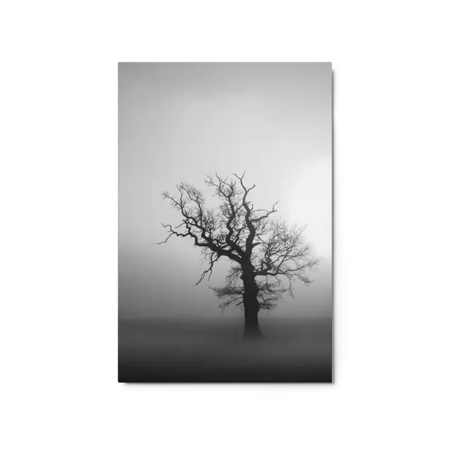 Solitary Tree in Fog | Art Print