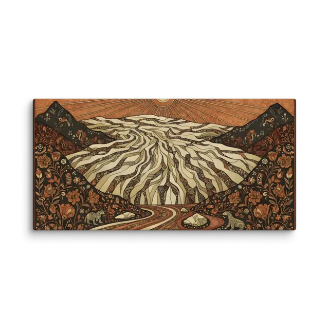 Desert River Tapestry | Art Print