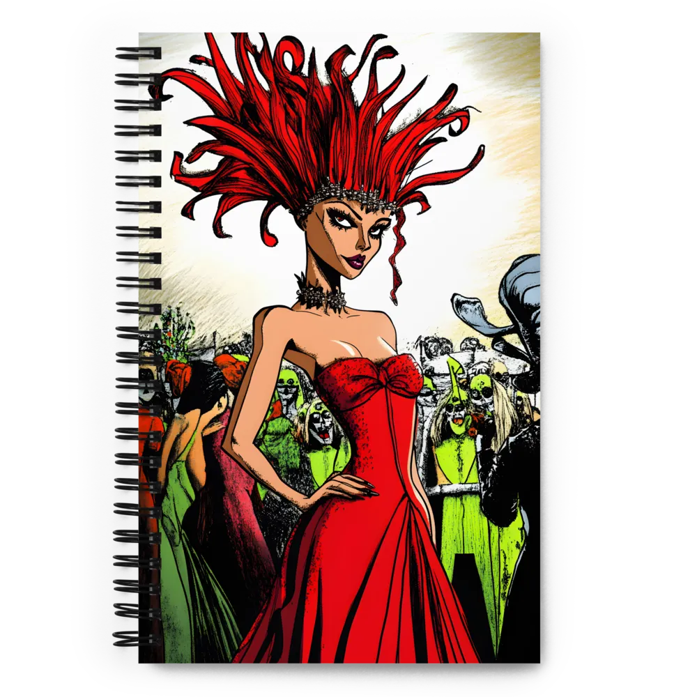 Carnival Queen's Command 
 Spiral Notebook | 140 pages