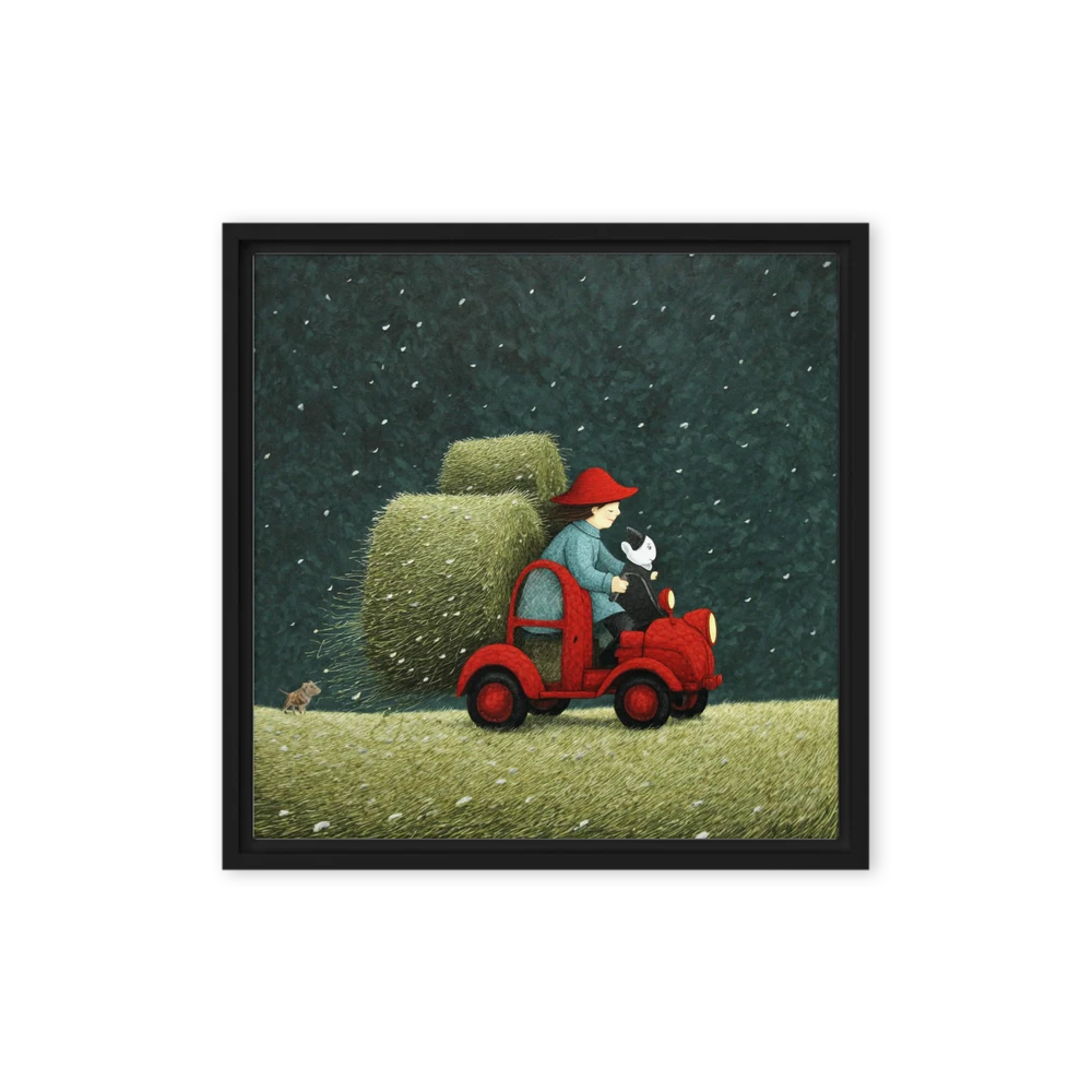 Whimsical Winter Ride | Art Print