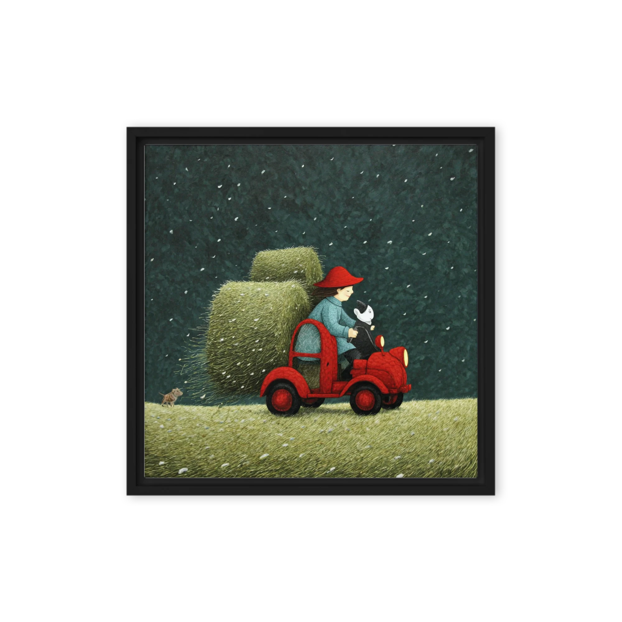Whimsical Winter Ride | Art Print