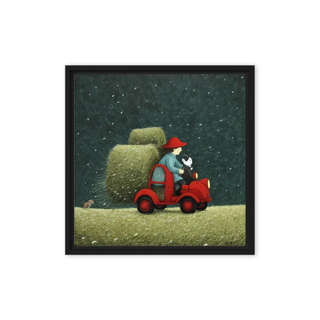 Whimsical Winter Ride | Art Print