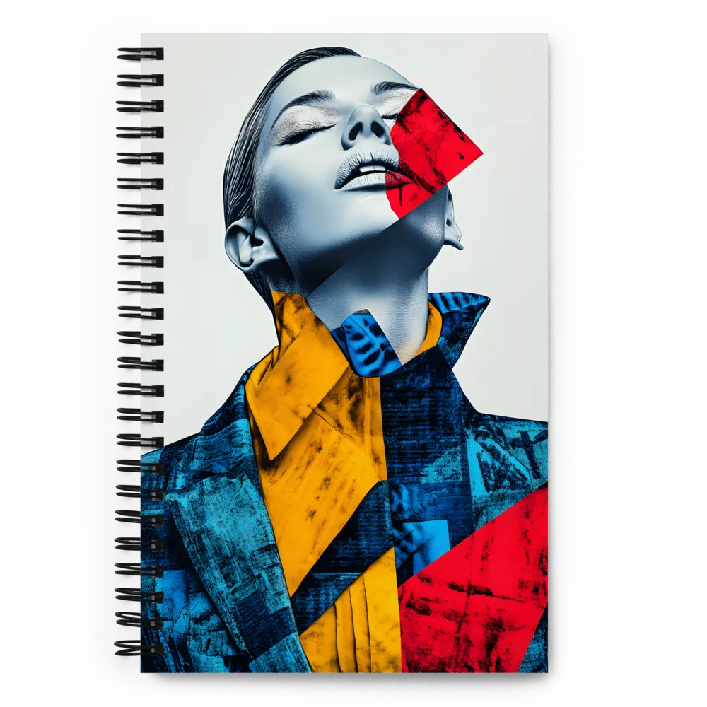 Fragmented Confidence: A Surreal Fashion Portrait