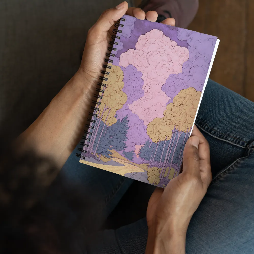 Whimsical Forest Pathway 
 Spiral Notebook | 140 pages