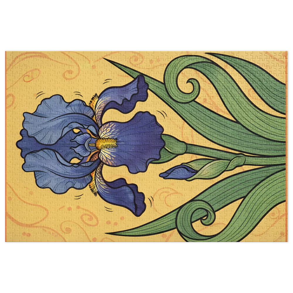 Art Nouveau Iris | Jigsaw Puzzles