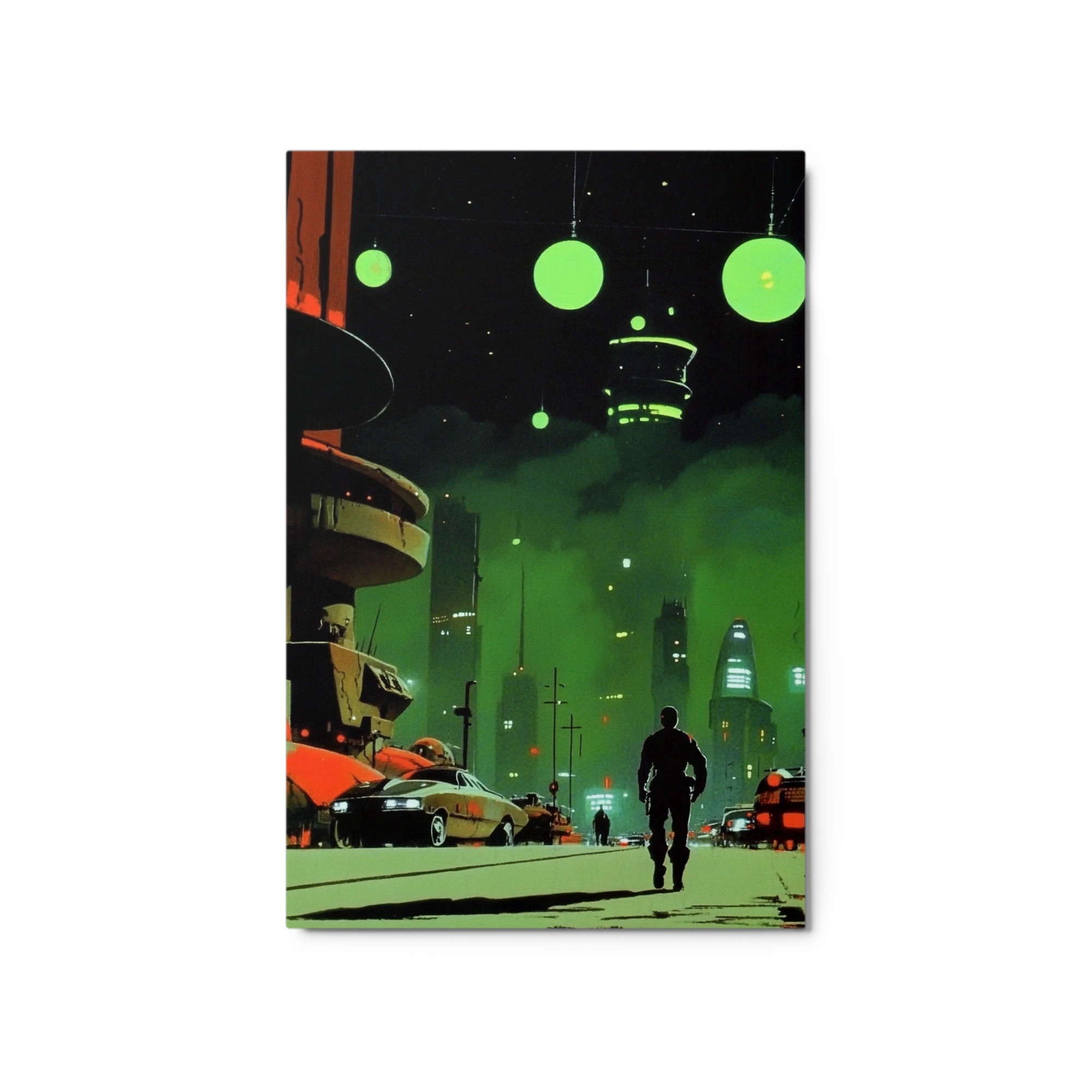 Futuristic Cityscape at Night