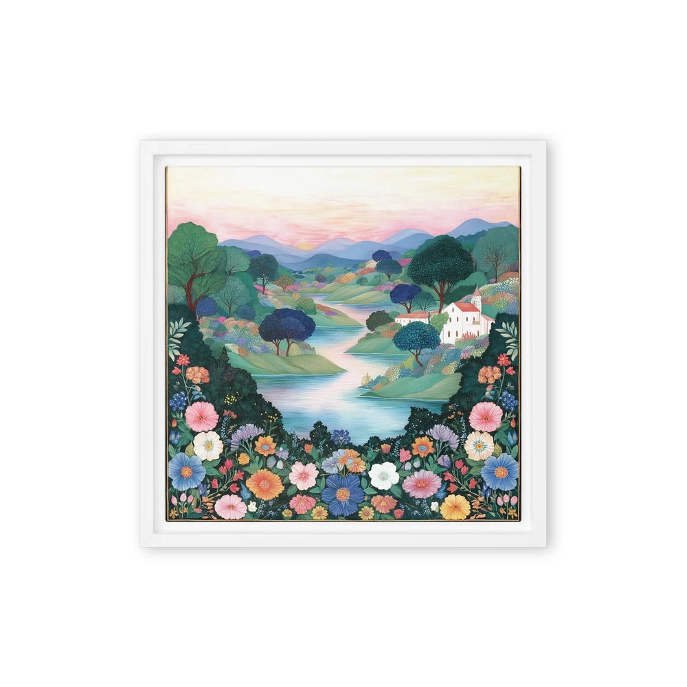 Sunset Valley Blooms | Art Print