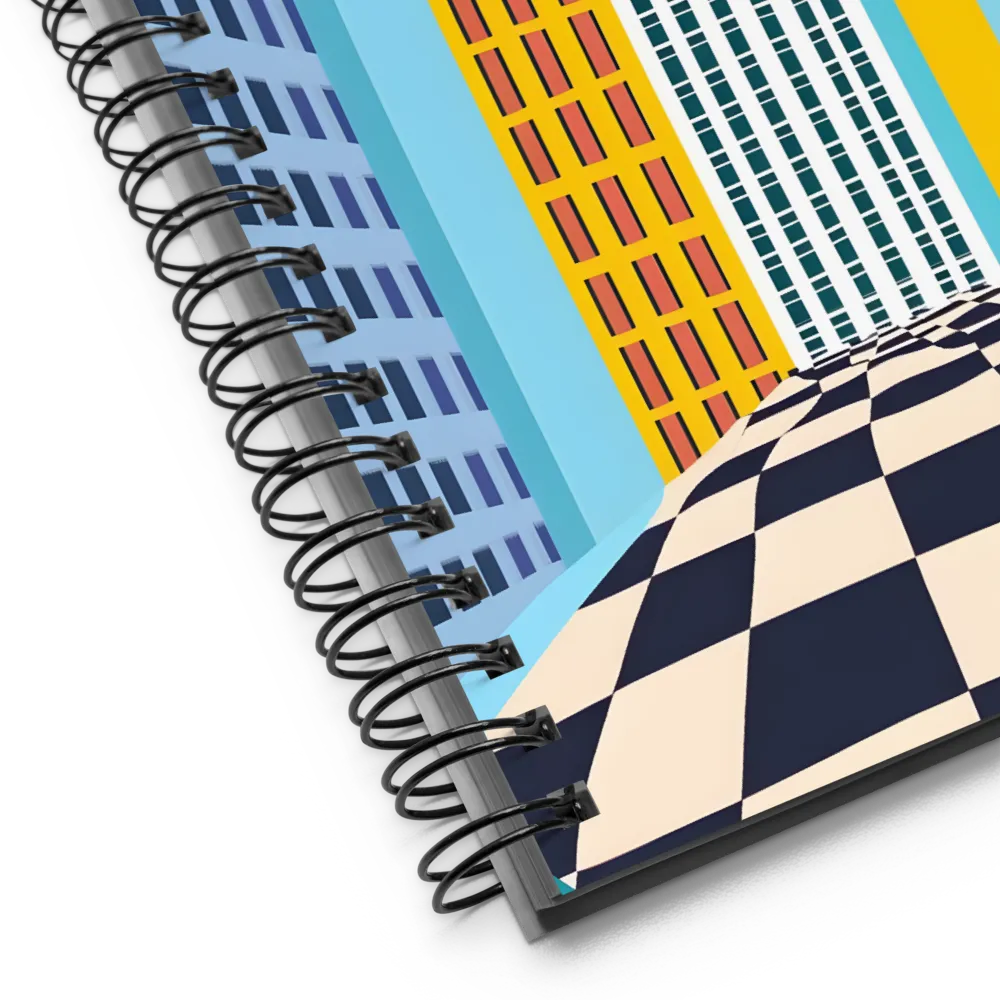 Vibrant Urban View 
 Spiral Notebook | 140 pages