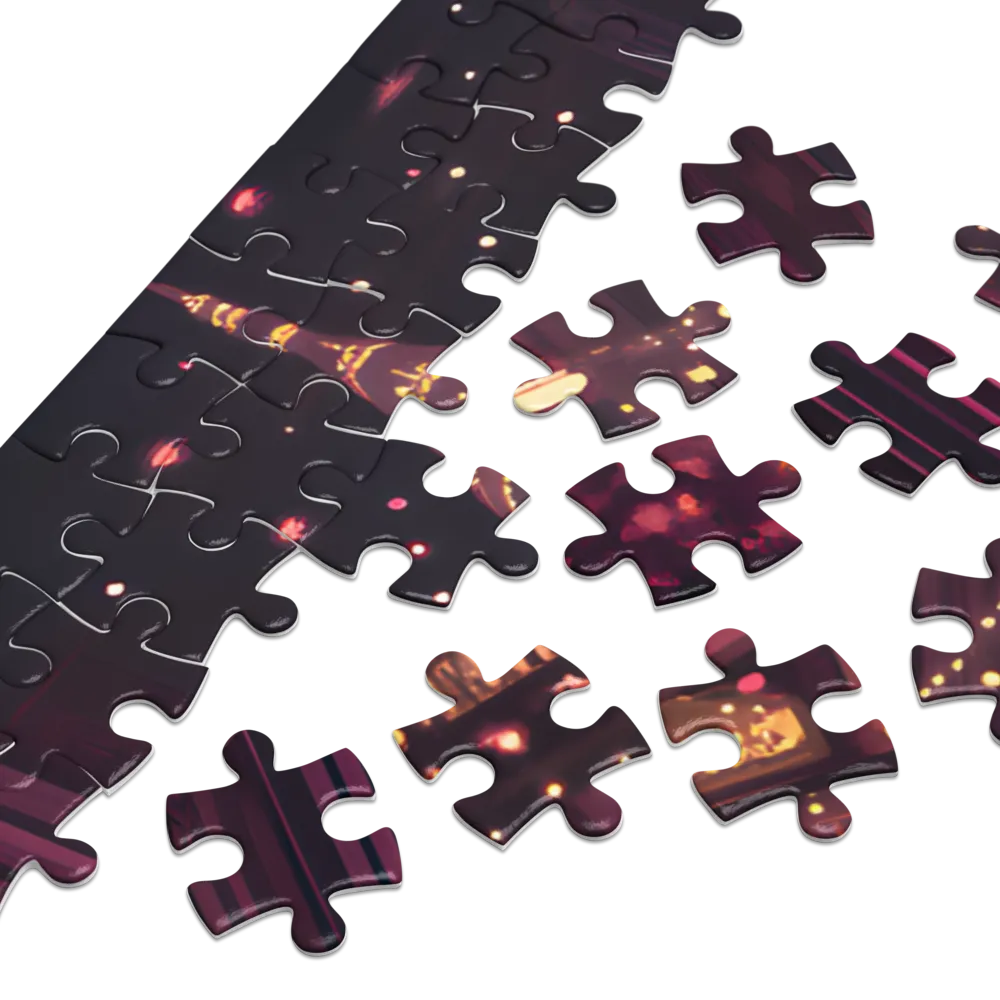 Enchanted City Nocturne 
 Jigsaw Puzzle in Tin Box