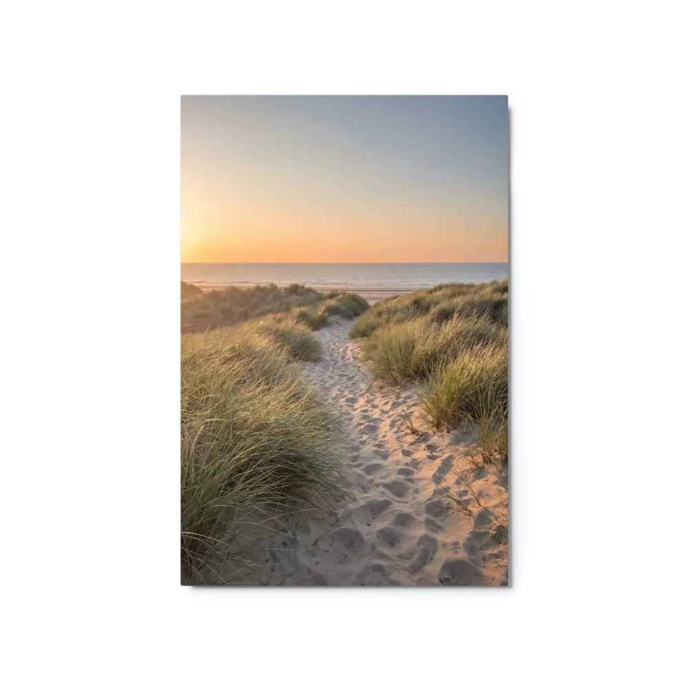 Golden Hour Coastal Path 
 Art Print | 12″x 18″