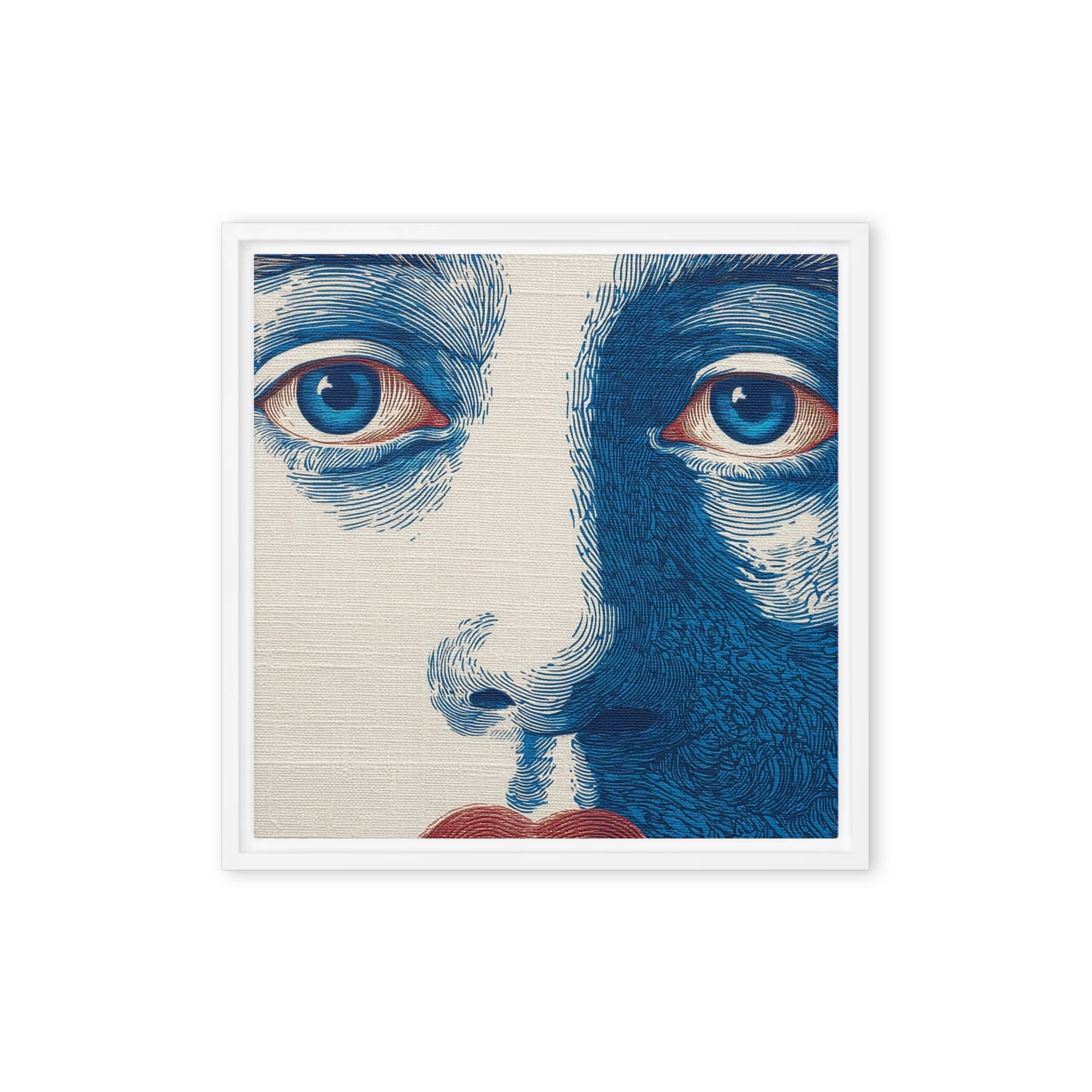 Cobalt Portrait | Art Print