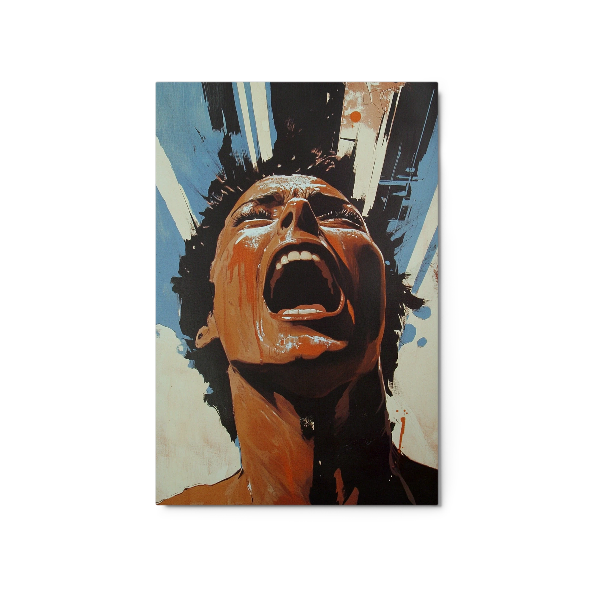 Expressionist Portrait of Anguish