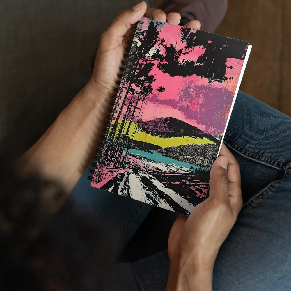 Neon Valley Dream 
 Spiral Notebook | 140 pages