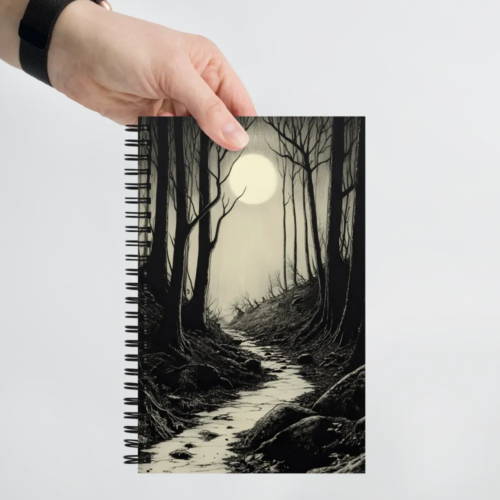 Whispers of the Moonlit Forest 
 Spiral Notebook | 140 pages