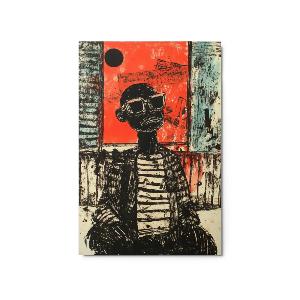 Goggled Man Expression | Art Print