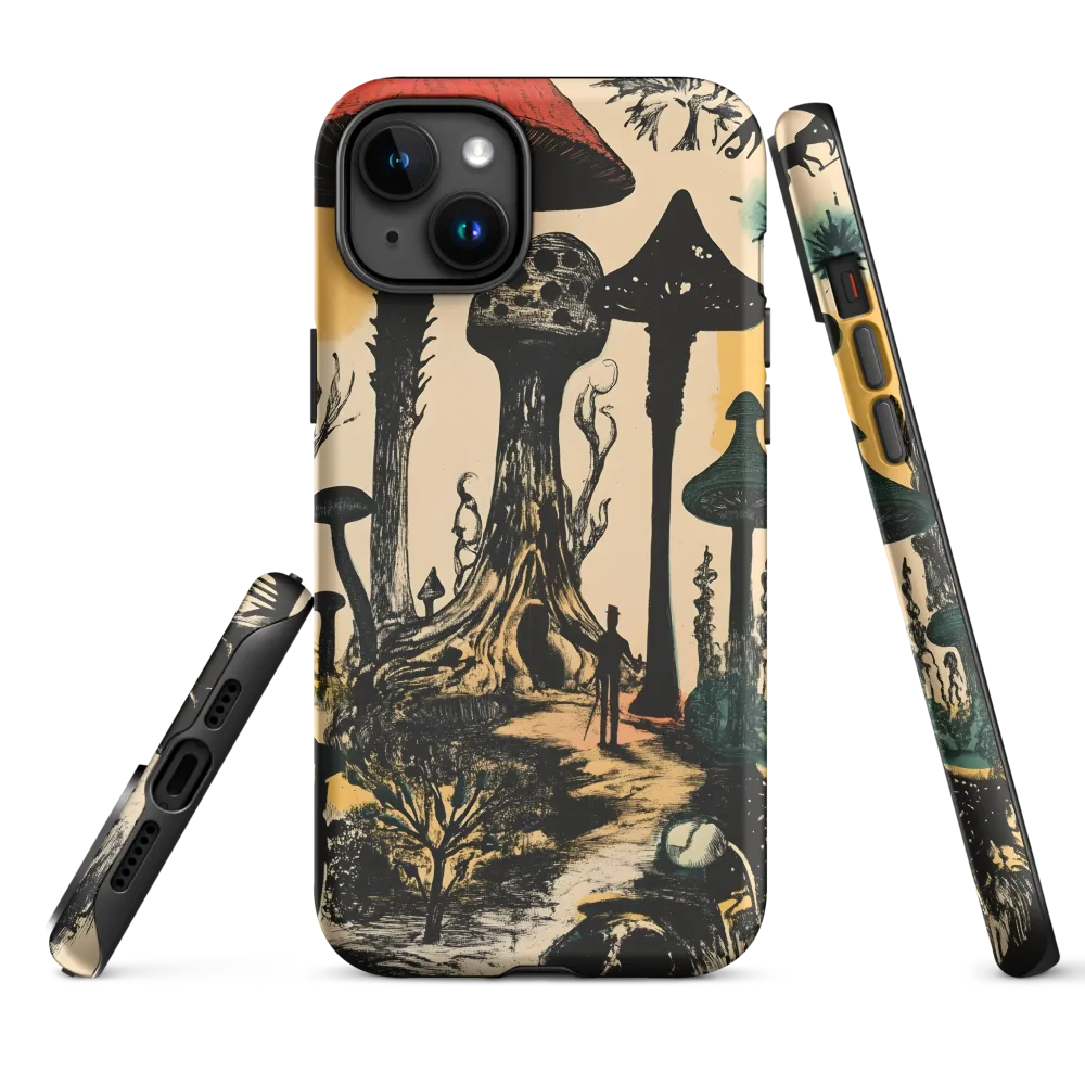 Surreal Mushroom Landscape | Phone Case