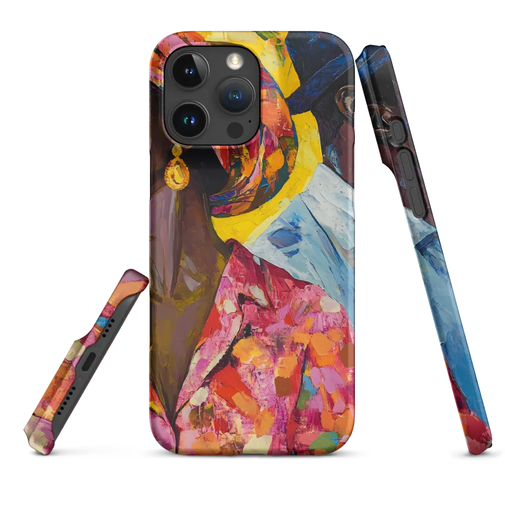 Colorful Portrait of a Singer and Woman | Phone Case