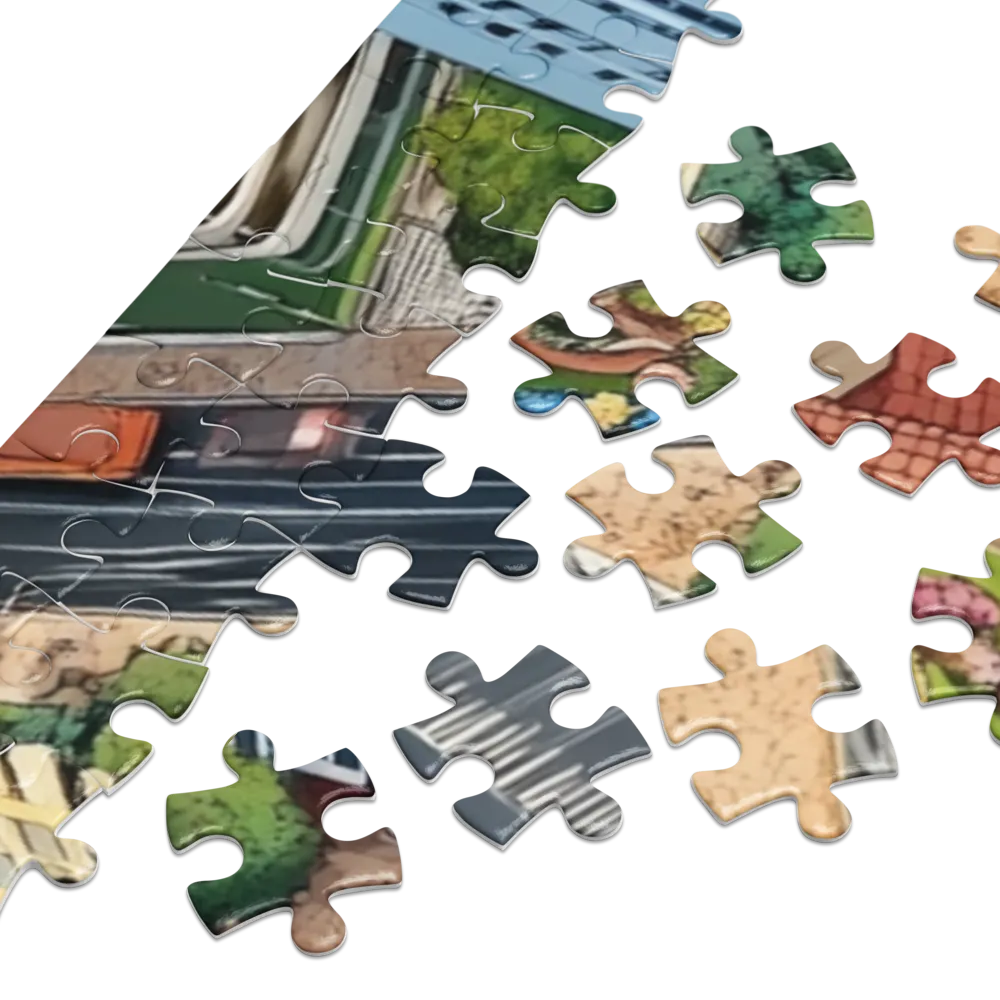Cruzamento Urbano 
 Puzzle em caixa de metal