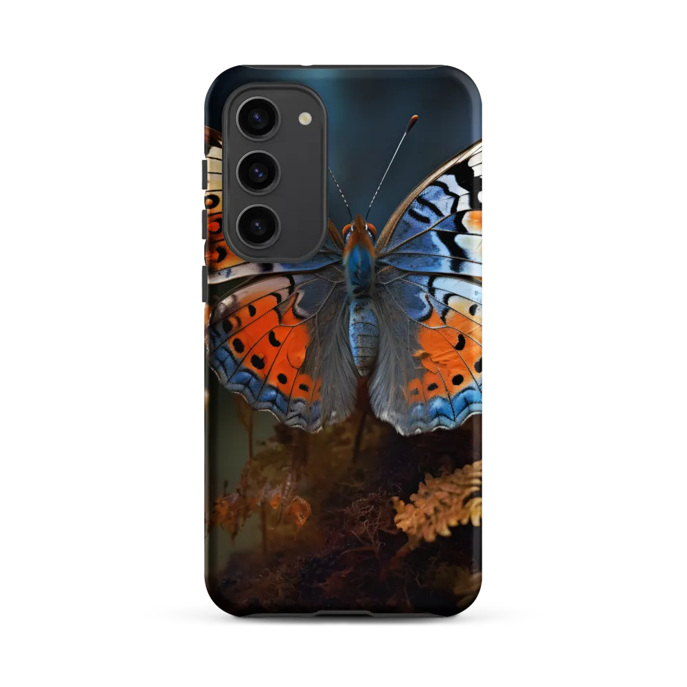 Vibrant Butterfly on Ferns