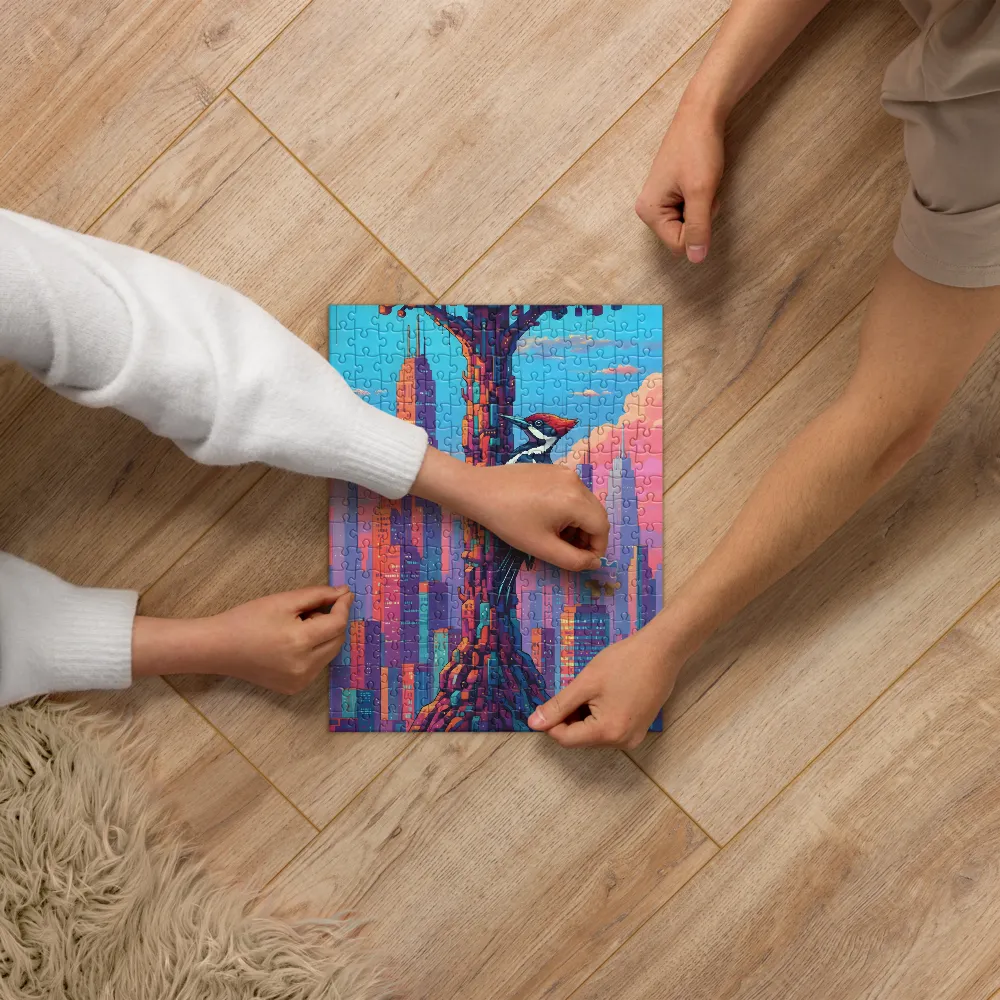 Urban Naturescape 
 Jigsaw Puzzle in Tin Box