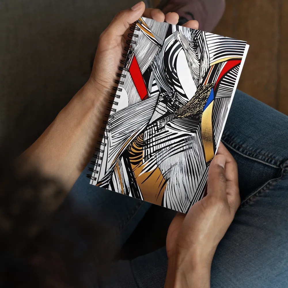 Dynamic Geometric Abstraction 
 Spiral Notebook | 140 pages
