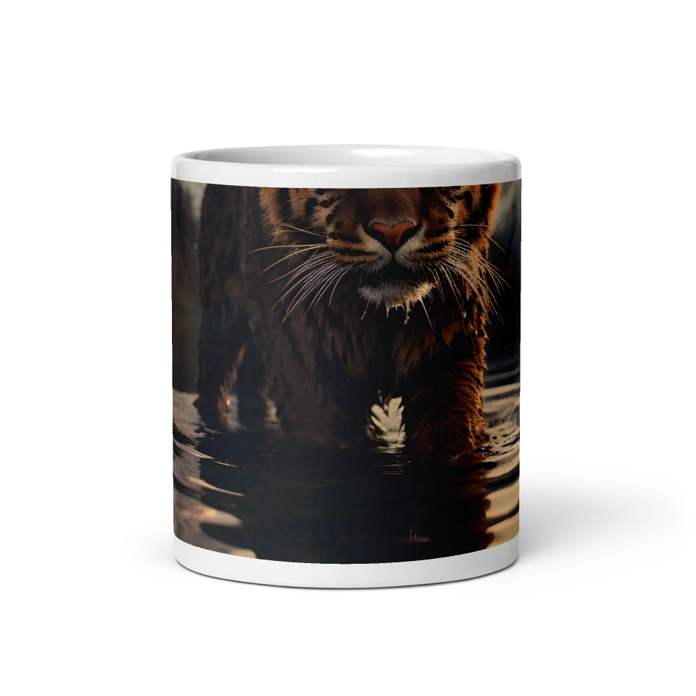 Majestic Reflection: The Tiger's Domain