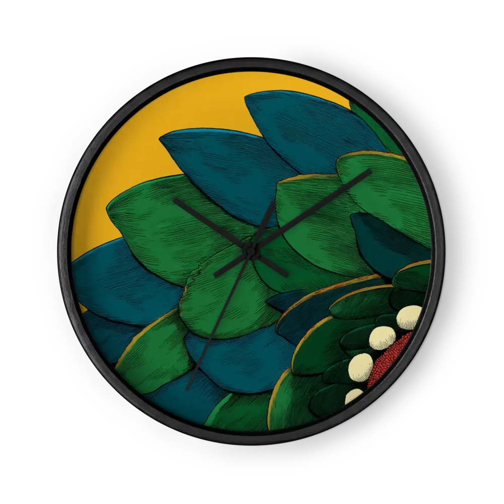 Teal and Green Bloom
