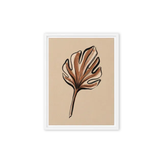 Abstract Monstera Leaf | Art Print