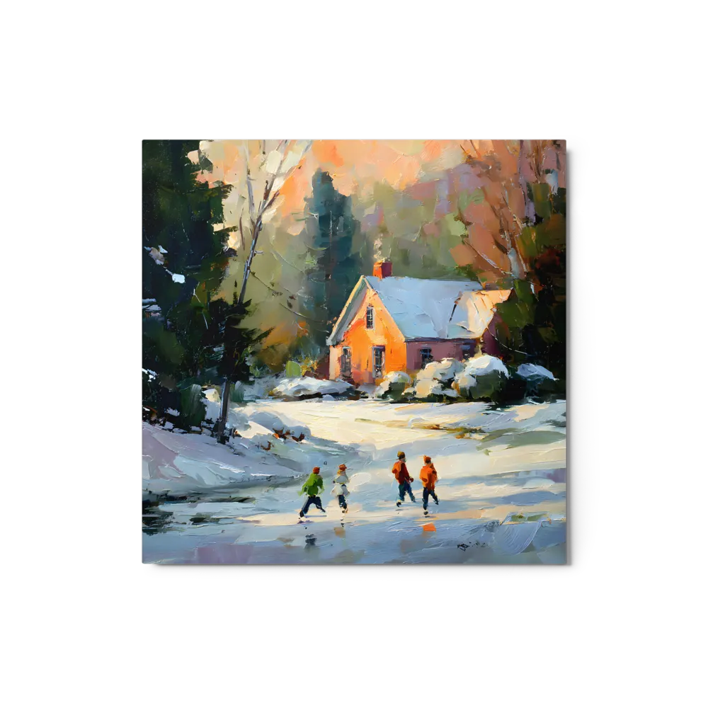 Sunlit Winter Cottage
