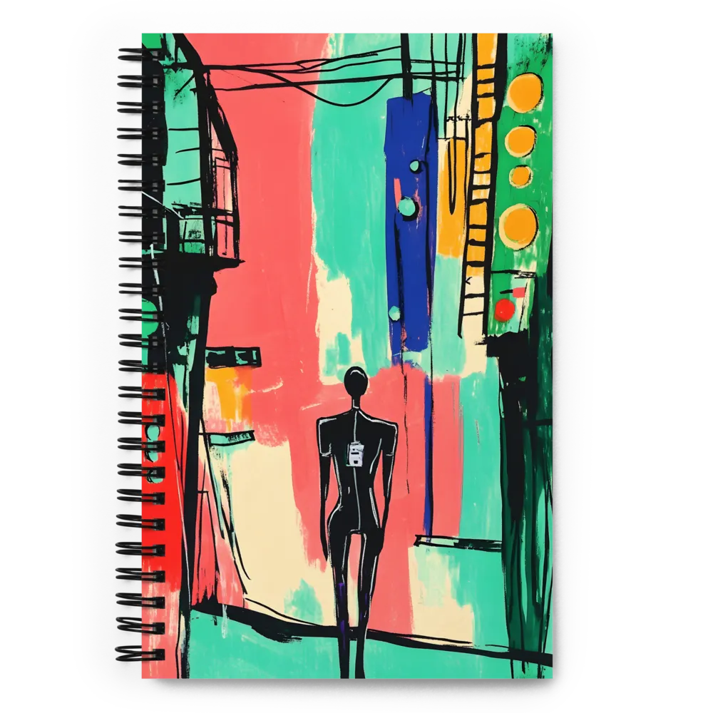 Urban Solitude in Color 
 Spiral Notebook | 140 pages