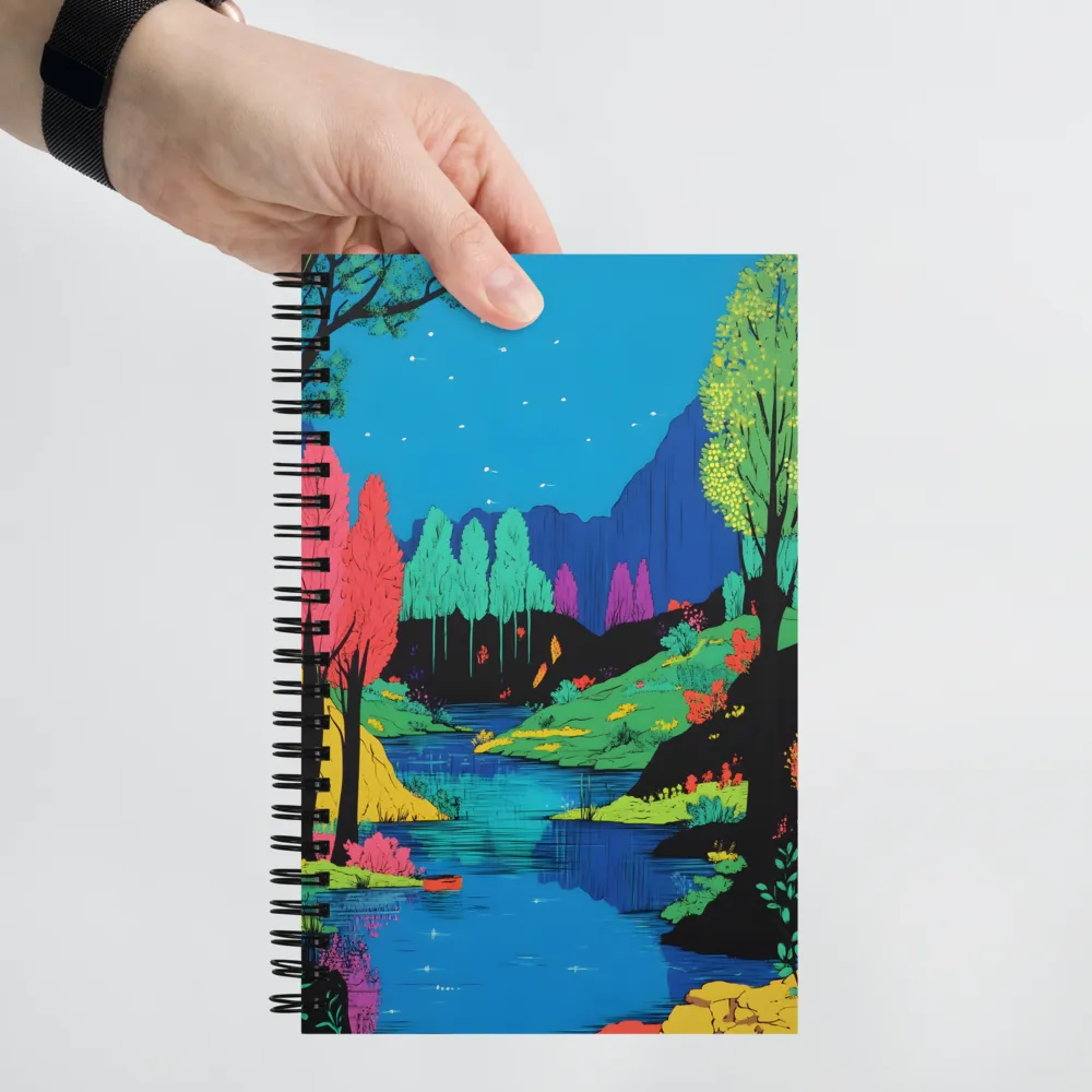 Luminous River Dreamscape 
 Spiral Notebook | 140 pages
