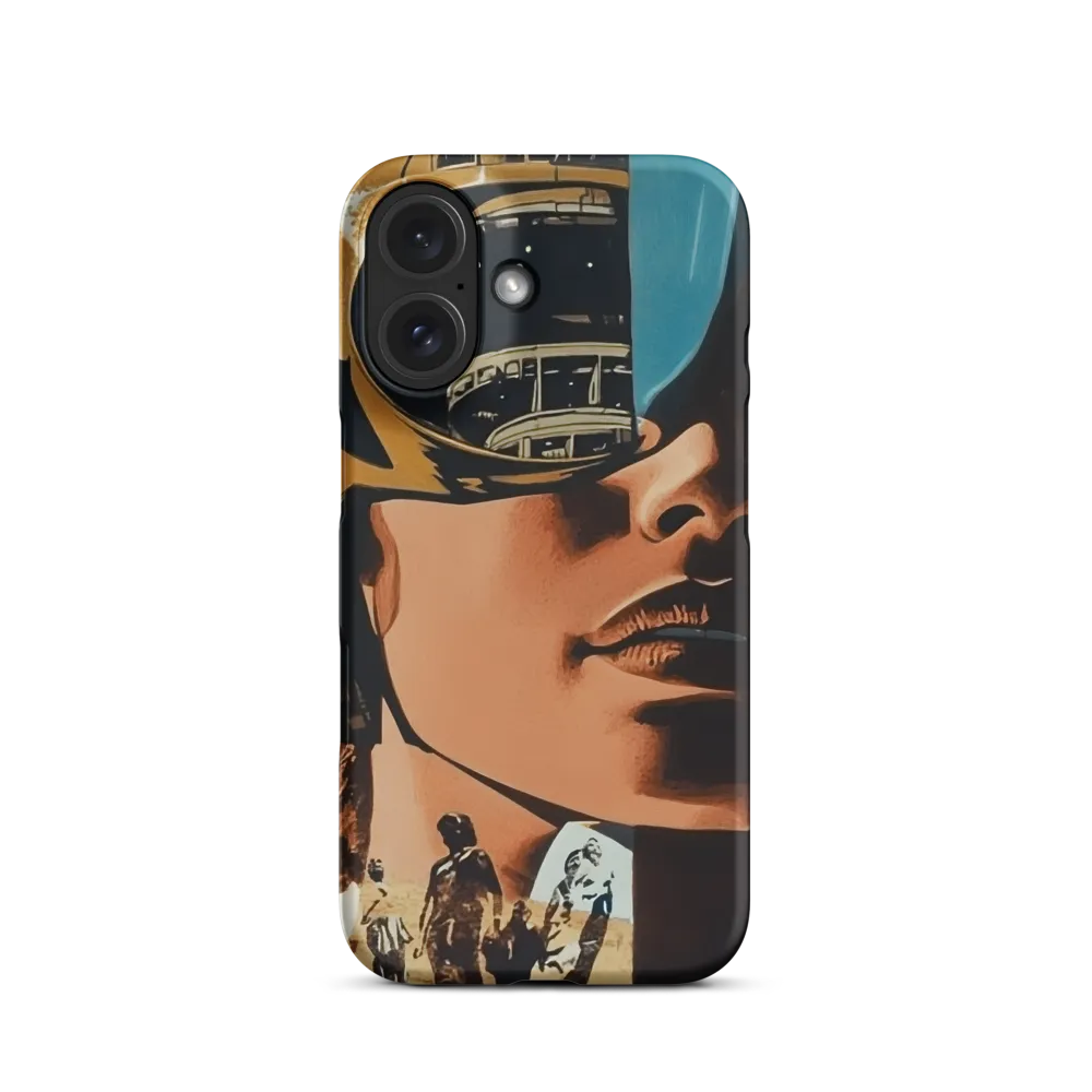 Surreal Digital Art of Woman and Robot | Phone Case