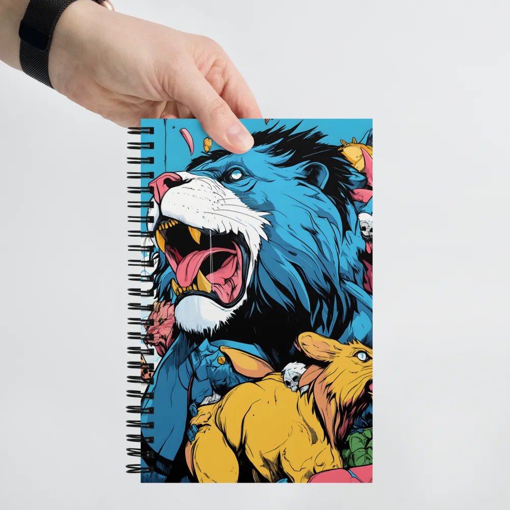 Roaring Beast Graphic Art 
 Spiral Notebook | 140 pages