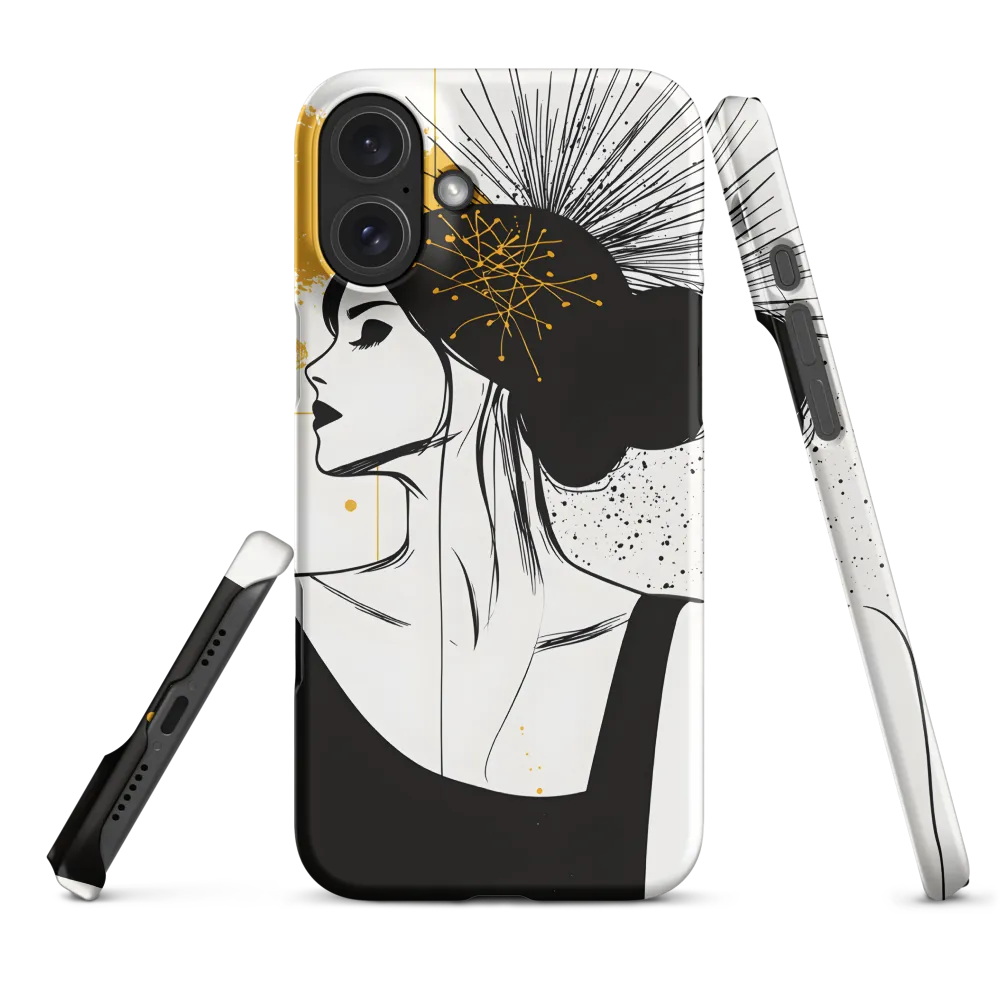Golden Halo Profile | Phone Case