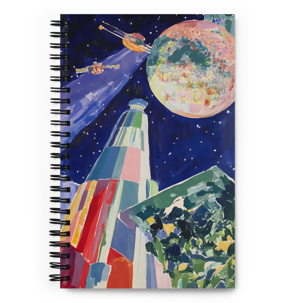 Cosmic Observatory Vista 
 Spiral Notebook | 140 pages
