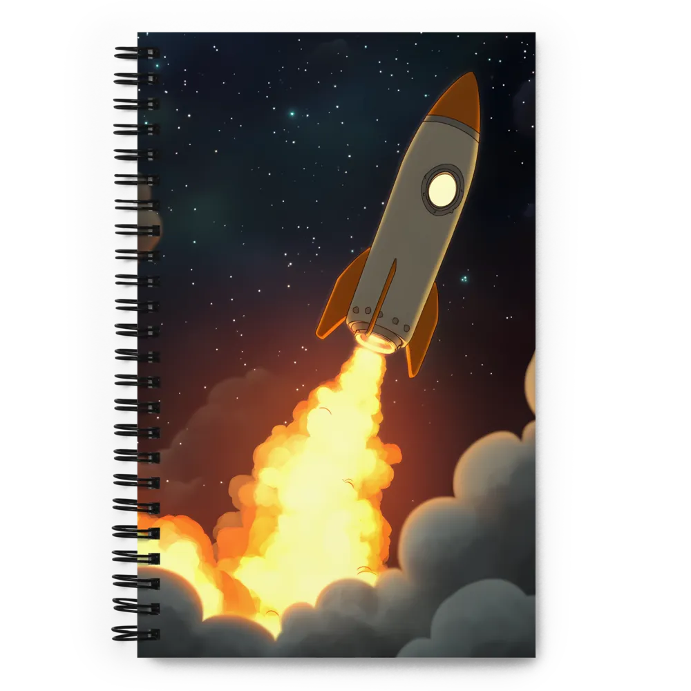Rocket Launch 
 Spiral Notebook | 140 pages