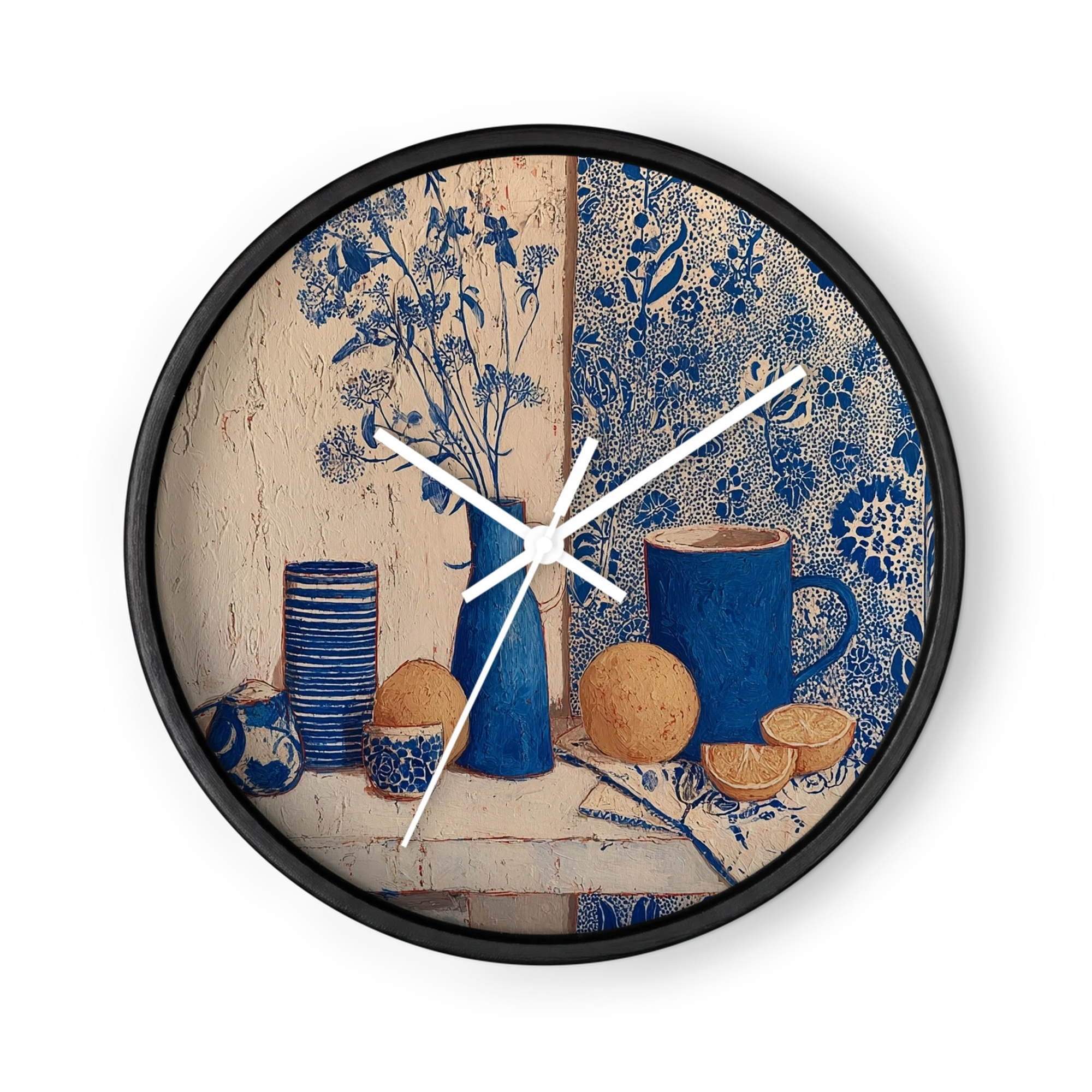 Blue Ceramics Still Life
