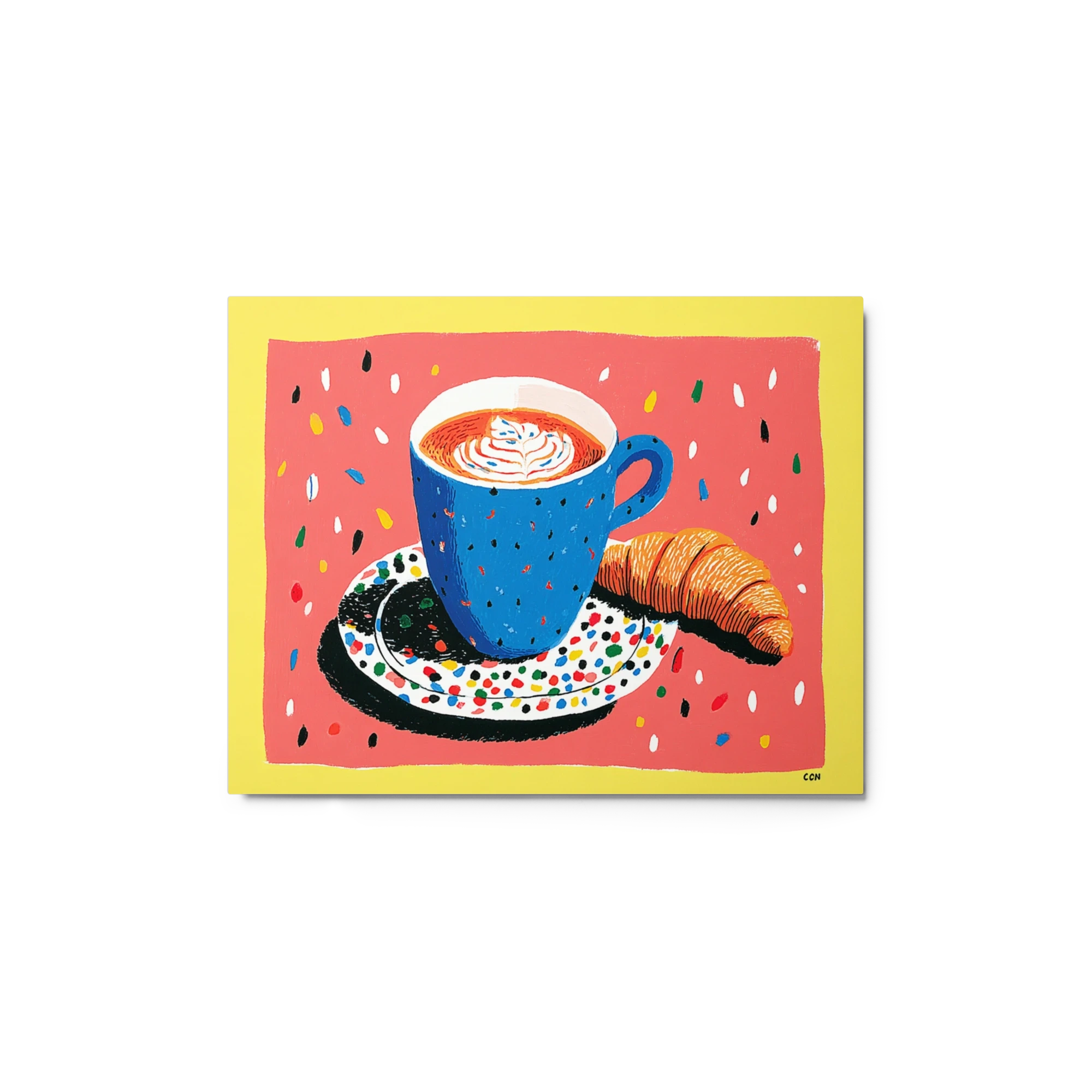 Morning Coffee and Croissant