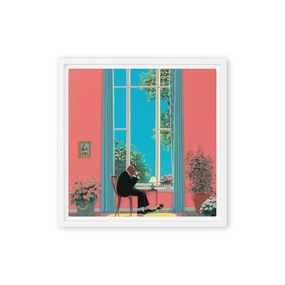 Quiet Reflection by the Window | Art Print
