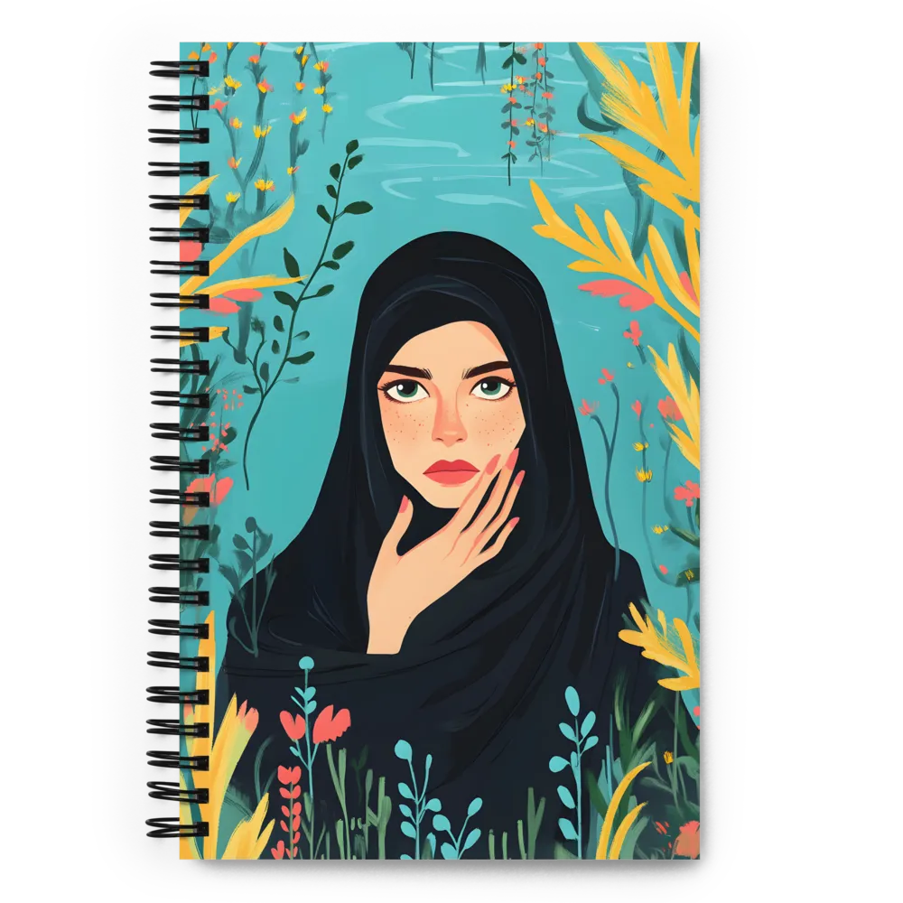 Contemplation Amidst Foliage 
 Spiral Notebook | 140 pages