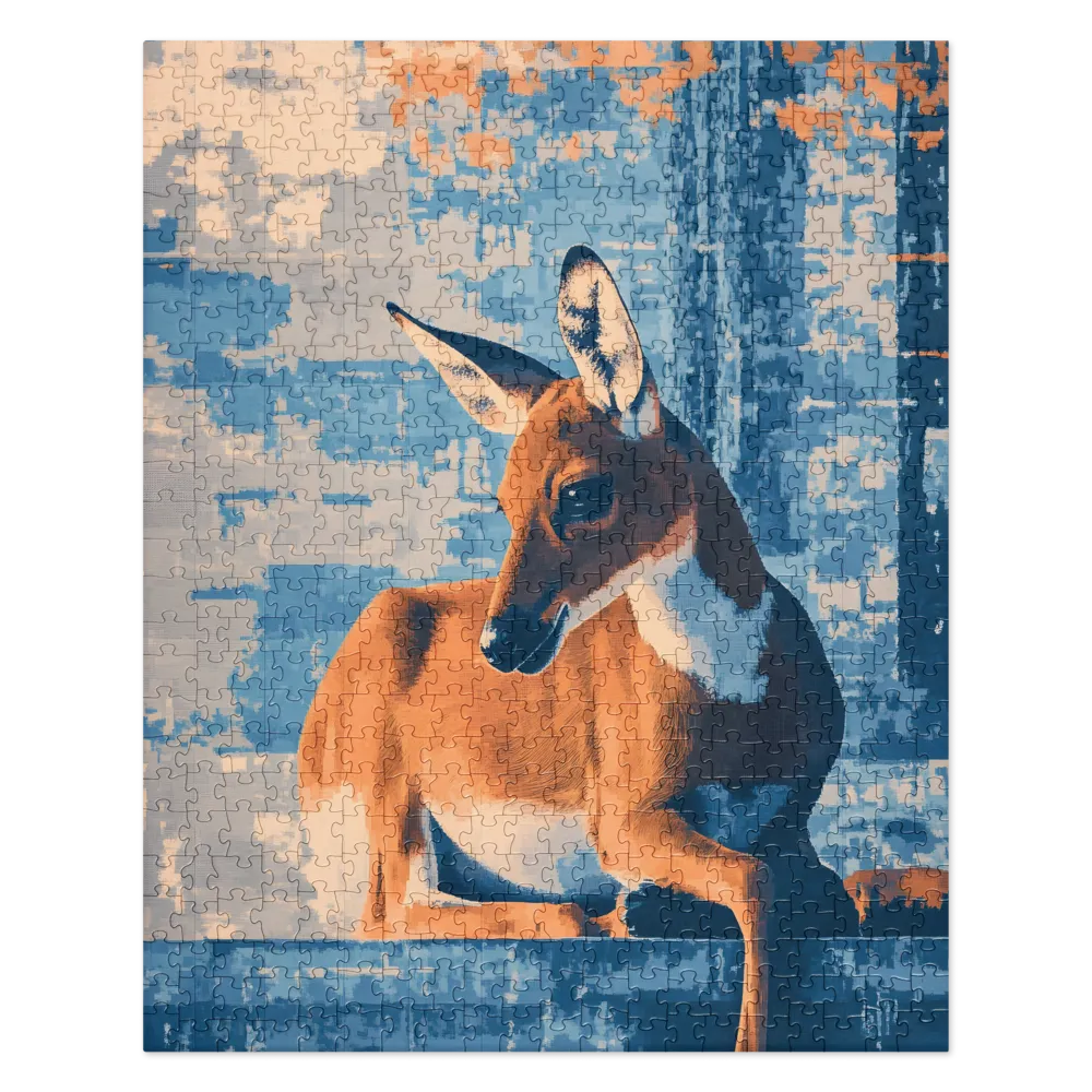 Fawn Tapestry Dream 
 Jigsaw Puzzle
