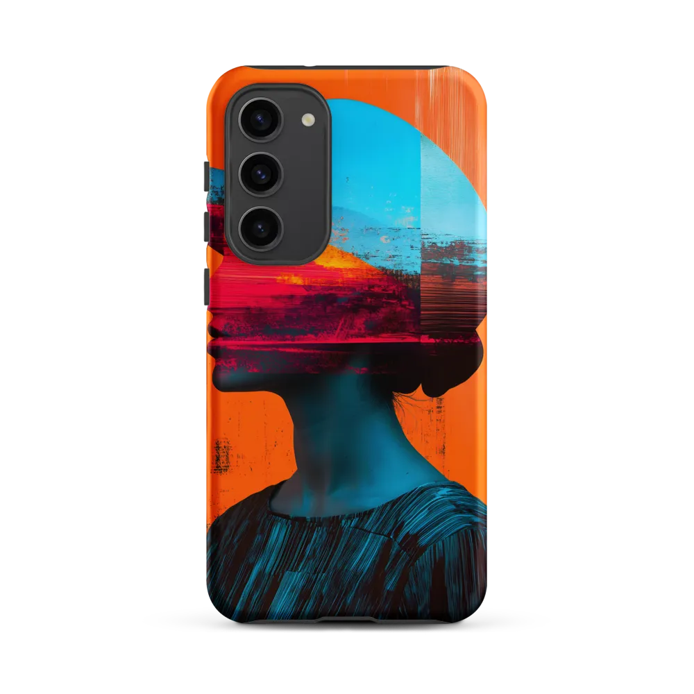Surreal Portrait with Landscape Overlay