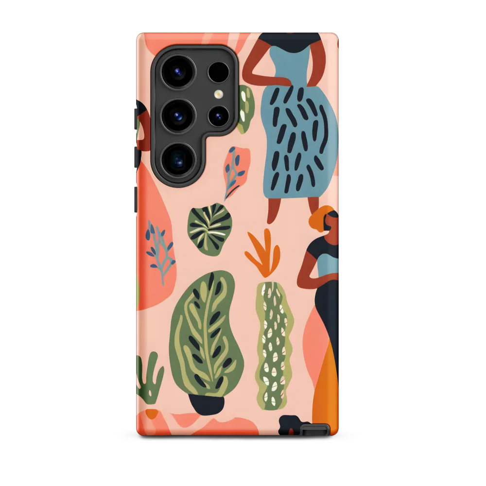 Modern Women and Plants Design | Phone Case