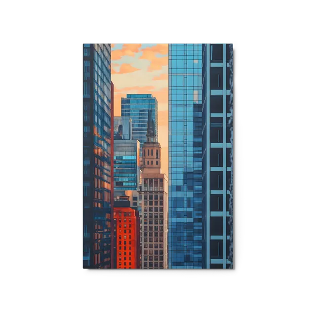 Urban Glow at Dusk | Art Print