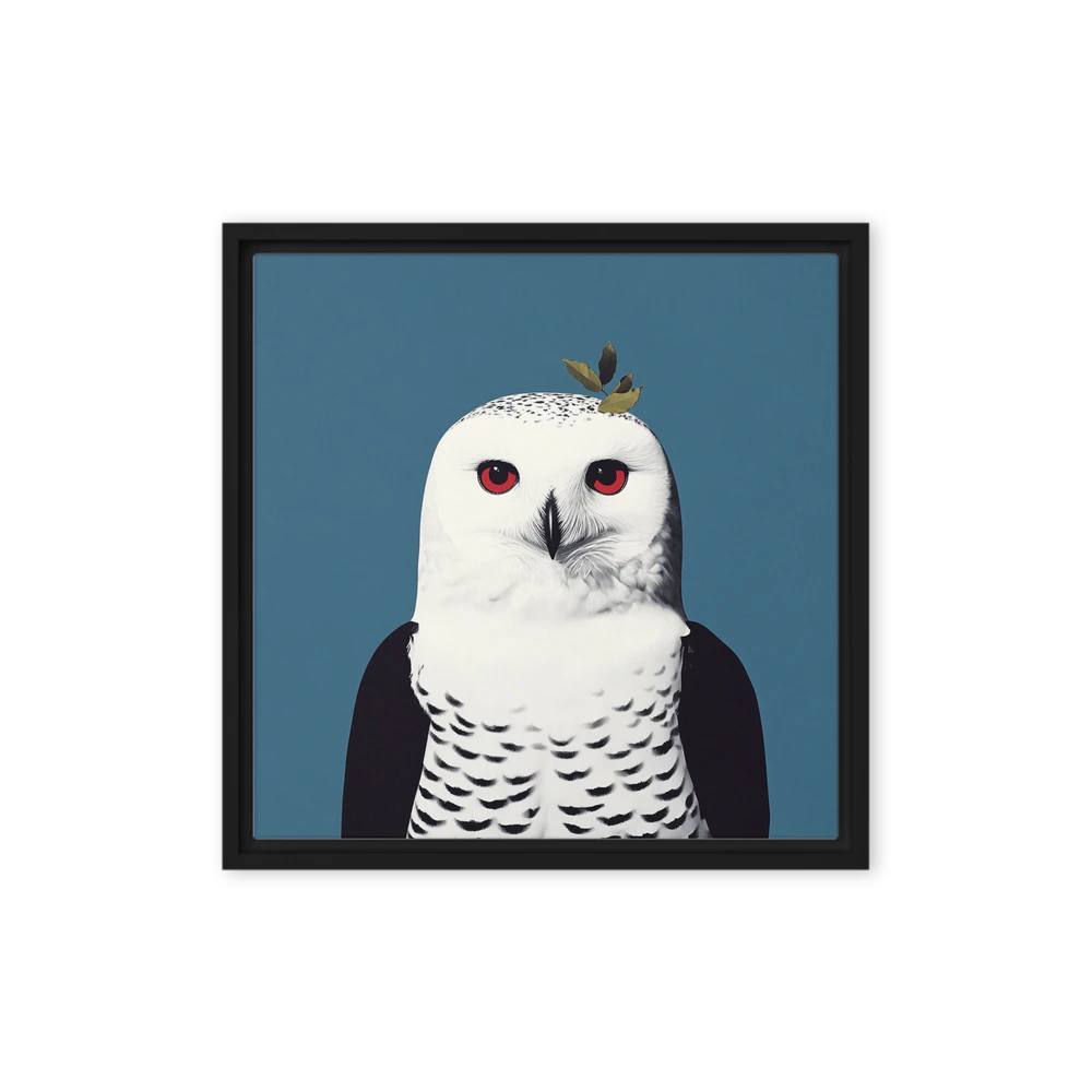 Gaze of the White Owl | Art Print