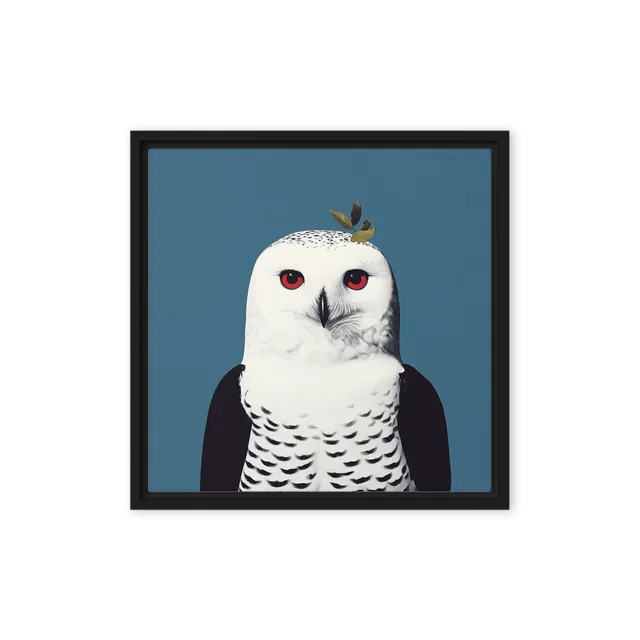 Gaze of the White Owl | Art Print
