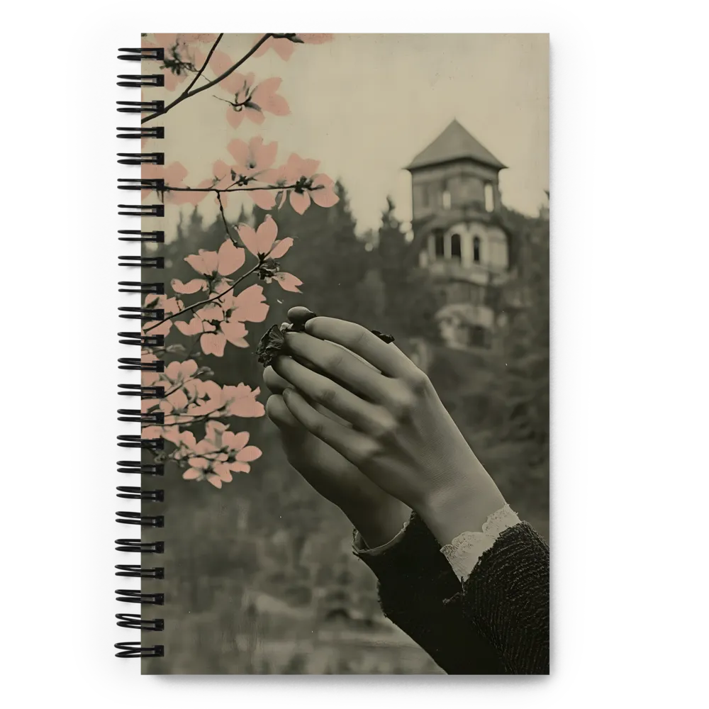 Vintage Blossom Moment 
 Spiral Notebook | 140 pages