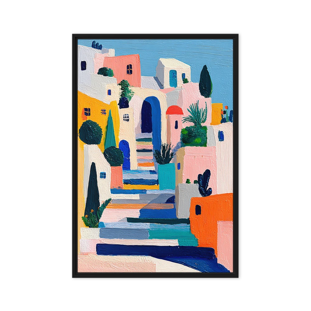 Steps to the Aegean | Art Print