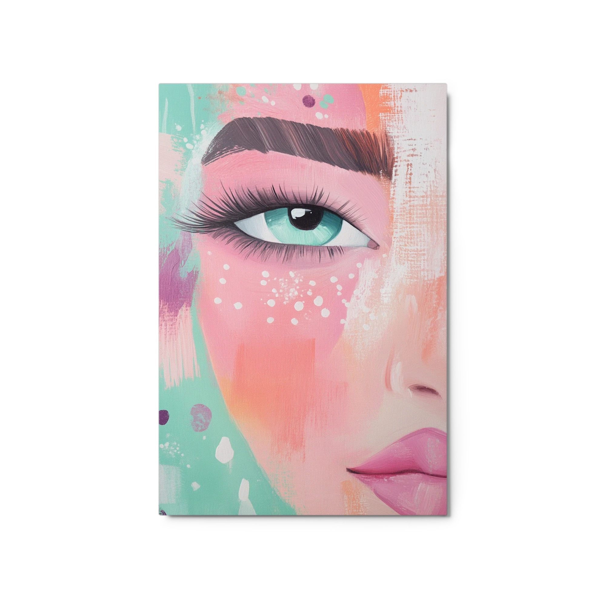Modern Aqua Eye Portrait