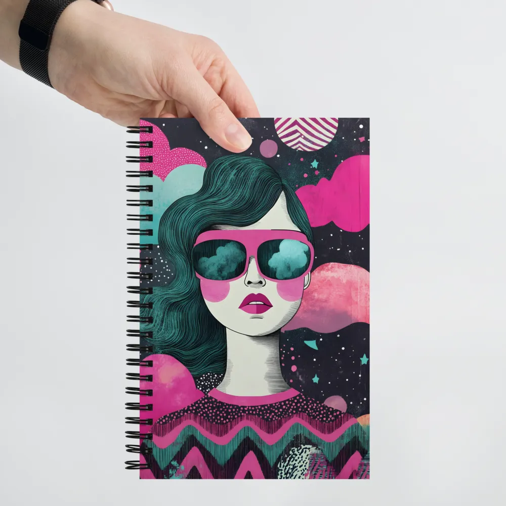 Cosmic Pop Portrait 
 Spiral Notebook | 140 pages